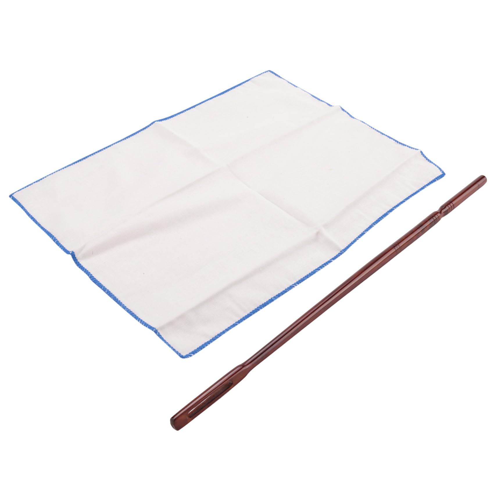 Lizusidtsy Wooden Flute Cleaning Rod Flute Cleaning Cloth Flute Care Kit Flute Accessories, Amber, 371538