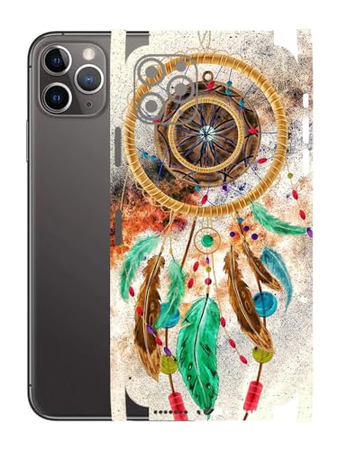 Image of AtOdds - Full Body Back Screen Guard Protector Film - Lamination Wrap Skin Sticker for iPhone 11 Pro Max | Scratchproof Matte Finish (Design - Dream Catcher)