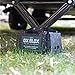 OX BLOX Heavy Duty Trailer Jack Block - Made in USA - 10,000 lbs. Capacity - Super Strong and Durable - 100% Recycled Plastic RV Jack Blocks - Trailers & Camper Essentials
