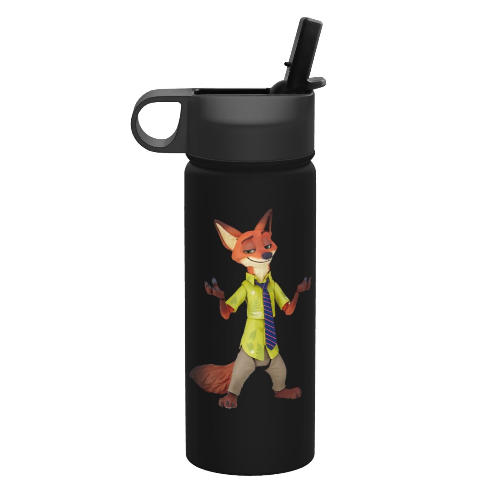 Amazon | ズートピア ニック・ワイルド 水筒 直飲み 魔法瓶 マグボトル