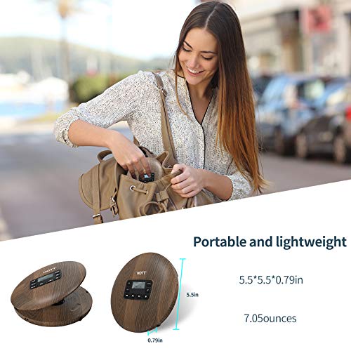 Hott 611 Cd Player Portable, Walkman Cd Player With Anti-Shock Protection, Cd Player For Car, Personal Cd Player For Home #TOP5