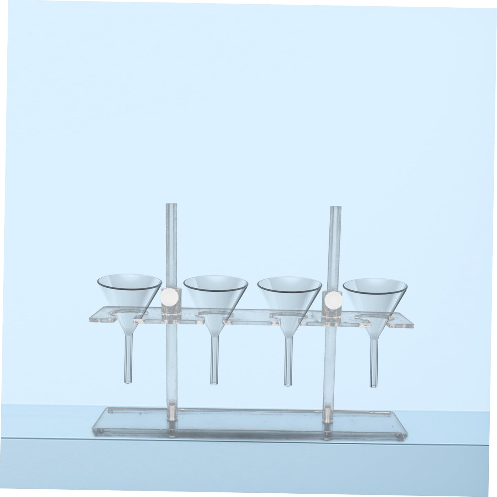 KICHOUSE Labor Trichterständer 4 Loch 250 Ml Aus Acryl Stabiler Trichterhalter Für Schullabor Und Laborbedarf