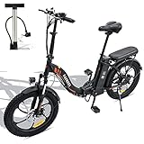 Fafrees F20 Vélo électrique pliable 20 pouces avec feux arrière selon la norme StVZO, batterie...