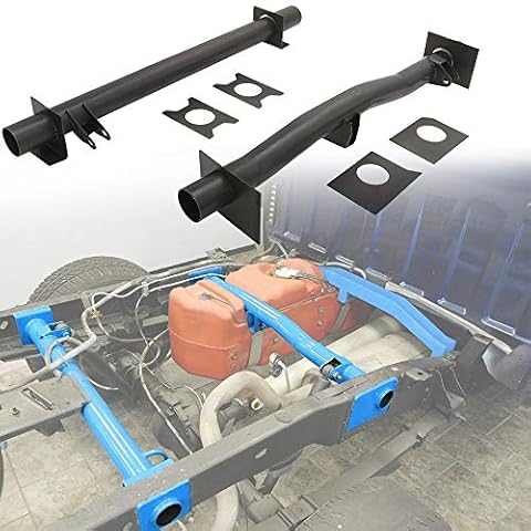 ELITEWILL Rear Fuel Tank Support Crossmember and Rear Upper Shock Mount Crossmember Fit for 1999-2006 Chevy Silverado /GMC Sierra 1500, 2500 Cover