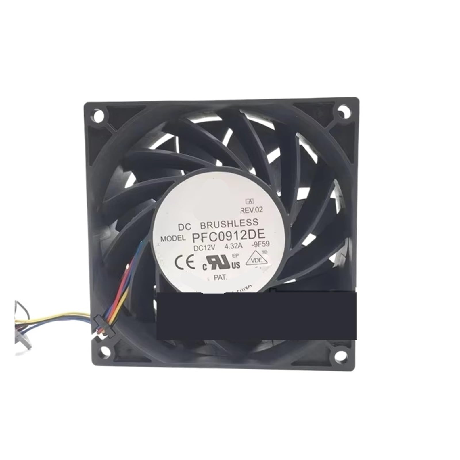 TPKMVGAP 9CM 90 * 90 * 38MM Double Ball 12V 4.32A Cooling Fan PFC0912DE(3wire B2)