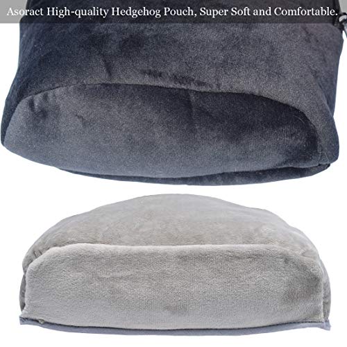 Small Animals Hamster Carrier Bag,Super Soft Coral Fleece Bonding Pouch with Adjustable Strap for Squirrel, Mice, Rats… - Image 4