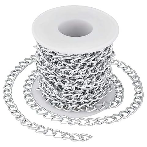 Pandahall Aluminium Curb Chains Cover