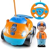 Power Gearz Jr. My First Cartoon RC Race Car Remote Control Car for Toddlers, Baby, Boys and Girls...