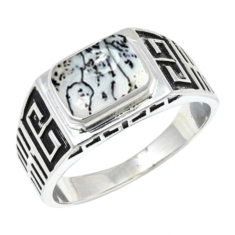 Anillo de chapado en plata hombres y mujeres hecho a mano Ideal regalar Modelo Todos los tamaños joyería Hecho a mano JSR-1173AA