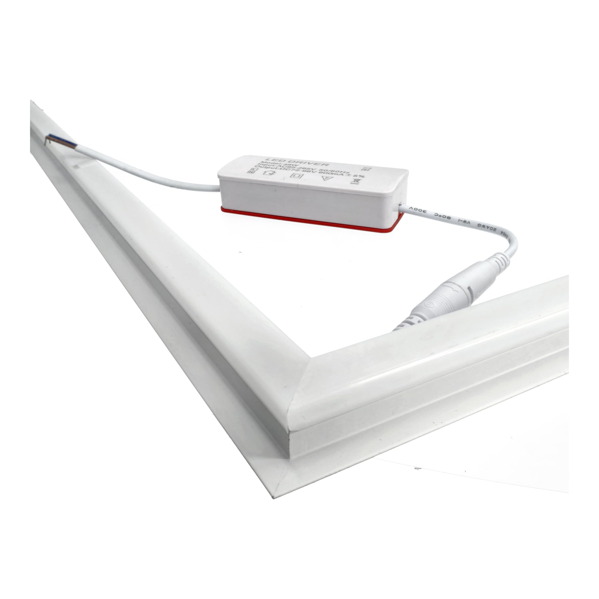 JANDEI – 2 Pannelli LED 60x60cm. Cornici Luminose da 48W, 4800 Lm per Installazione in Controsoffitti Modulari con Pannelli Armstrong, 40000 ore - Driver incluso (Luce Fredda 6000K)