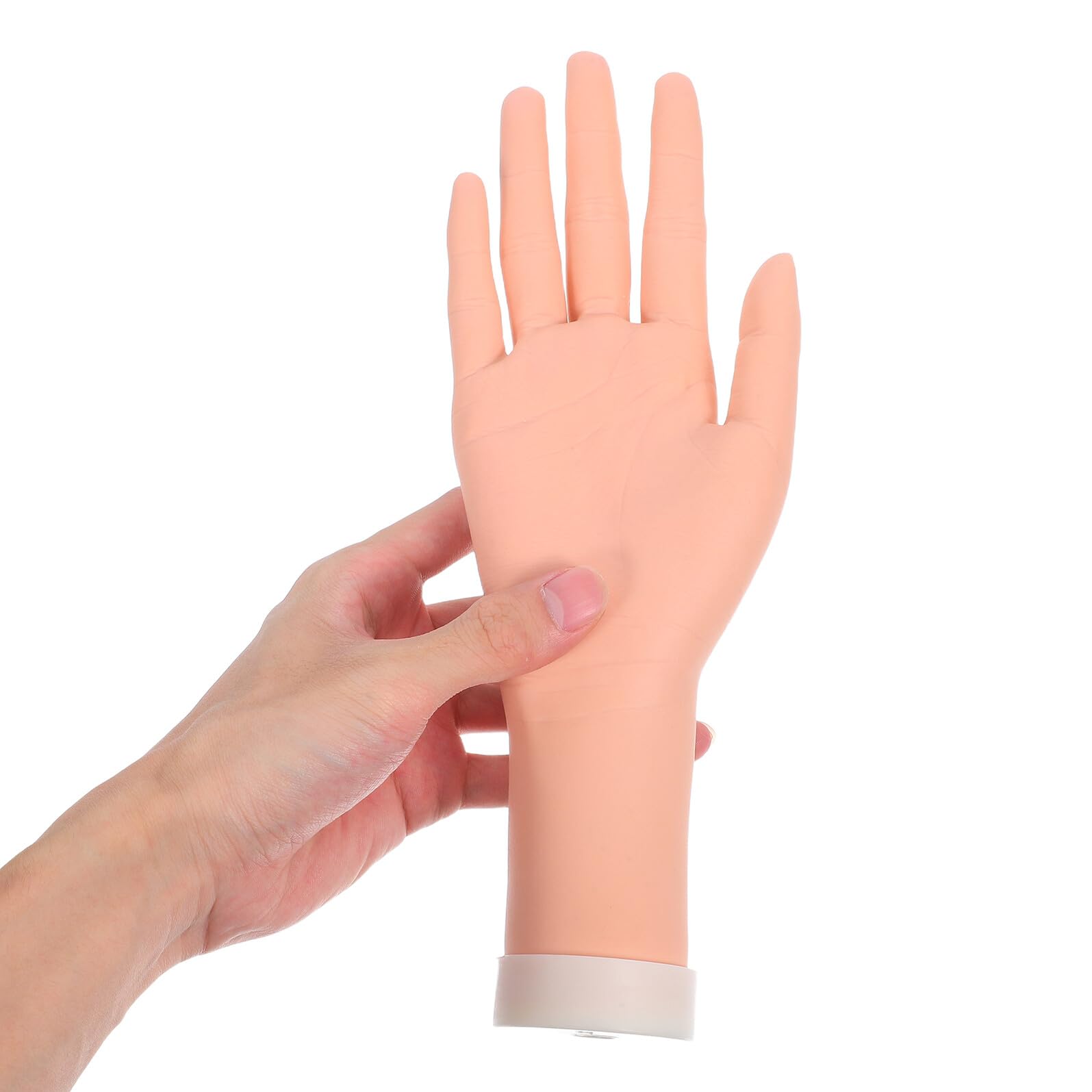 Housoutil Mannequin Main Flexible et Réaliste pour Entraînement Manucure Modèle Artistique et Présentation Bijoux Main Féminine Souple pour Dessin Photo et Affichage Bagues et Bracelets