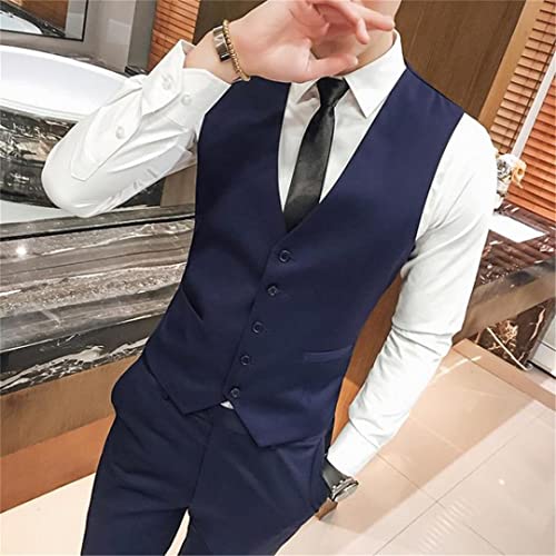 Yeuyyben Men's Slim Fit Suit Vest Casual Suit Vest Man Formal Businss Vests Male Waistcoat2
