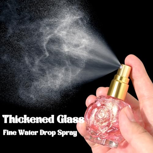 5pcs Refillable Glass Spray Bottles, 11ml Travel Perfume Bottles, Portable Atomizer Mist Spray Bottle for Fragrance3