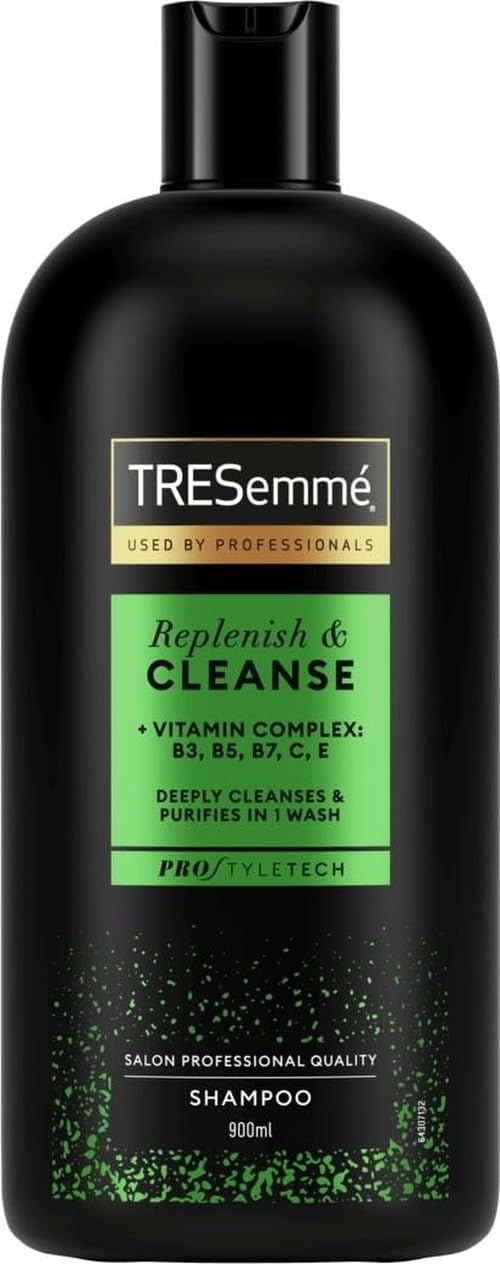 TRESemmé Replenish & Cleanse Shampoo with vitamin C, Fresh , 900 ml , Pack of 1