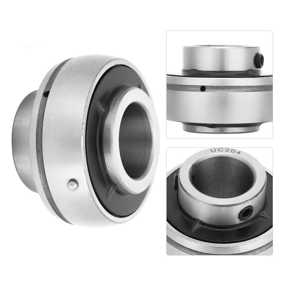 Einsatzlager, 1Pcs Kugellagereinsatz UC204 20mm Lagerstahl für Transportbau-landwirtschaftliche Maschine