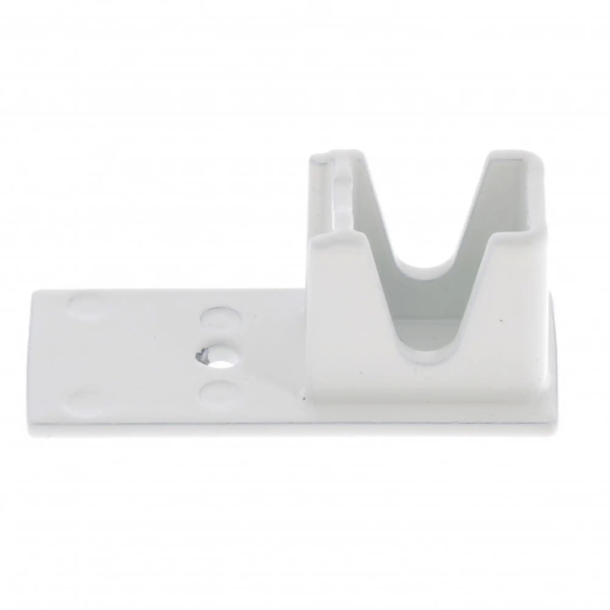 Embout de coulisse volet roulant alu blanc à visser - Lot de 2 arrêts bas cyclingcolors