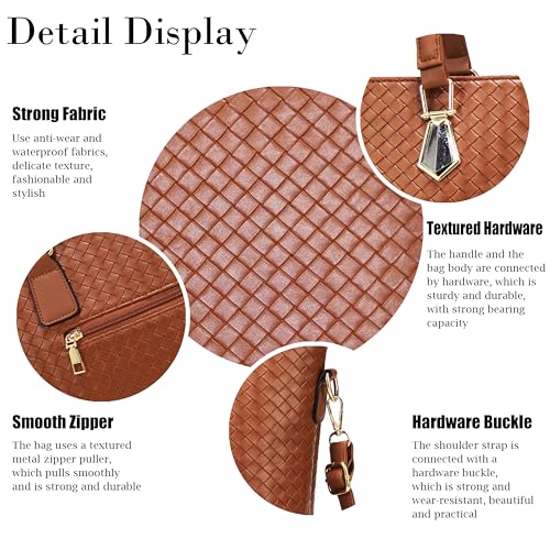 Image of OTMIPIML Purses and Handbags for Women Synthetic Leather Tote Crossbody Bags Satchel Purses Set 6pcs | Set