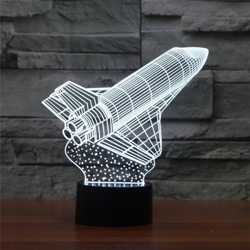 Lámpara de Mesa 3D Ilusión Espacial con Control Remoto miniatura 5