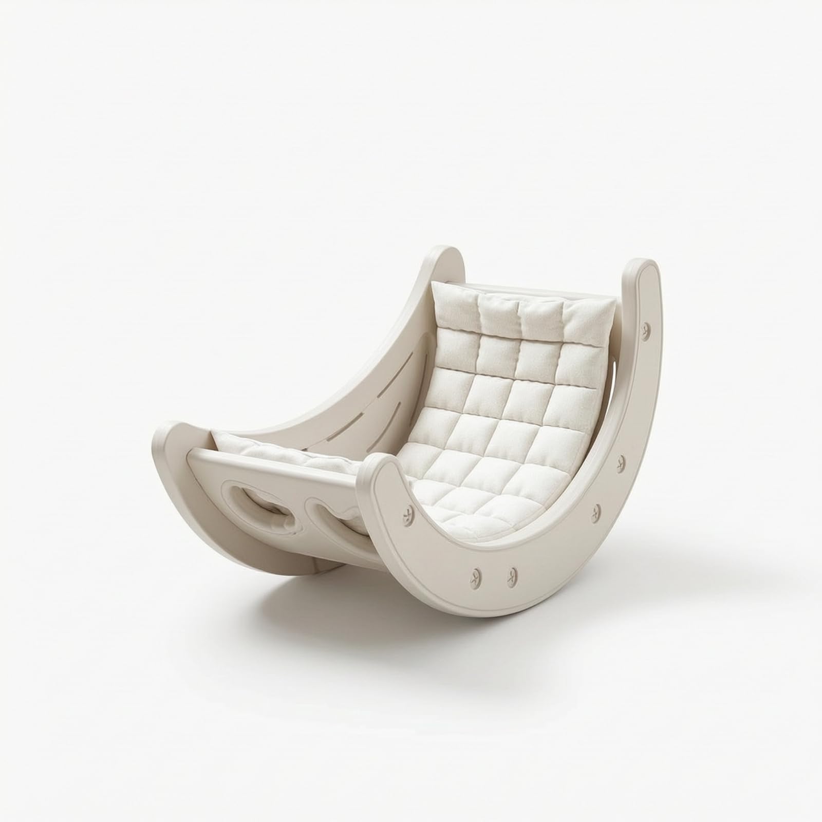 Arco Montessoriano Resistente Arrampicatd Arco Arrampicata Comodo Gioco per Bambini, Neonati, Cameretta, Bianco, style to 3