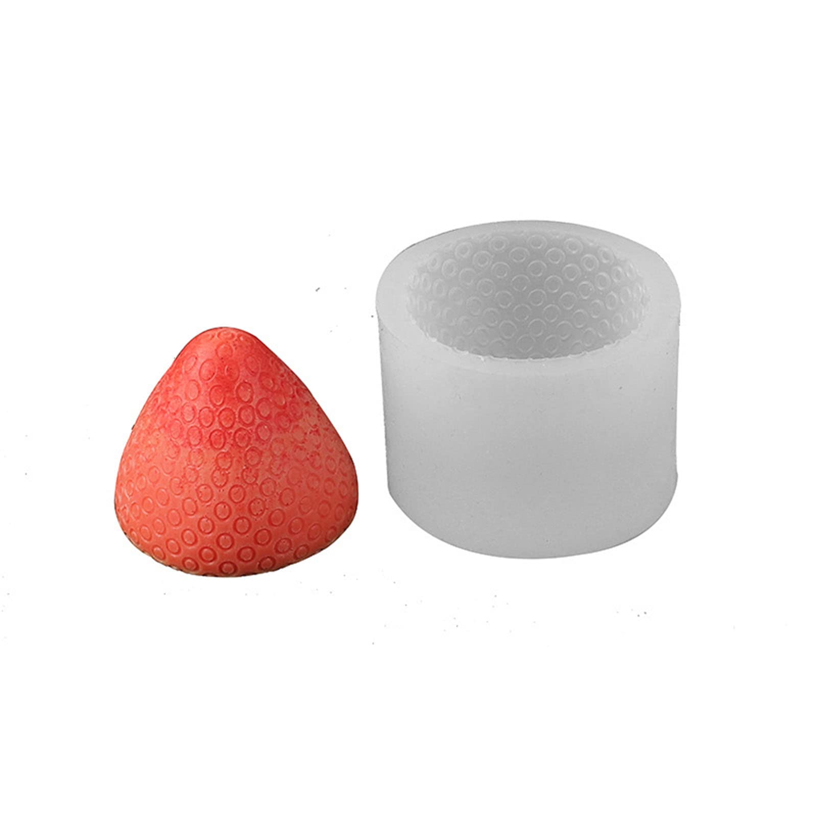 Buxuaaaa Strawberry Shaped Fondant Cake Decorating Silicone Mold Pastry Chocolate Candy Ice Cream Mold Baking Tool Silicone Molds for Baking Epoxy Resin Cakes Resin Food Grade