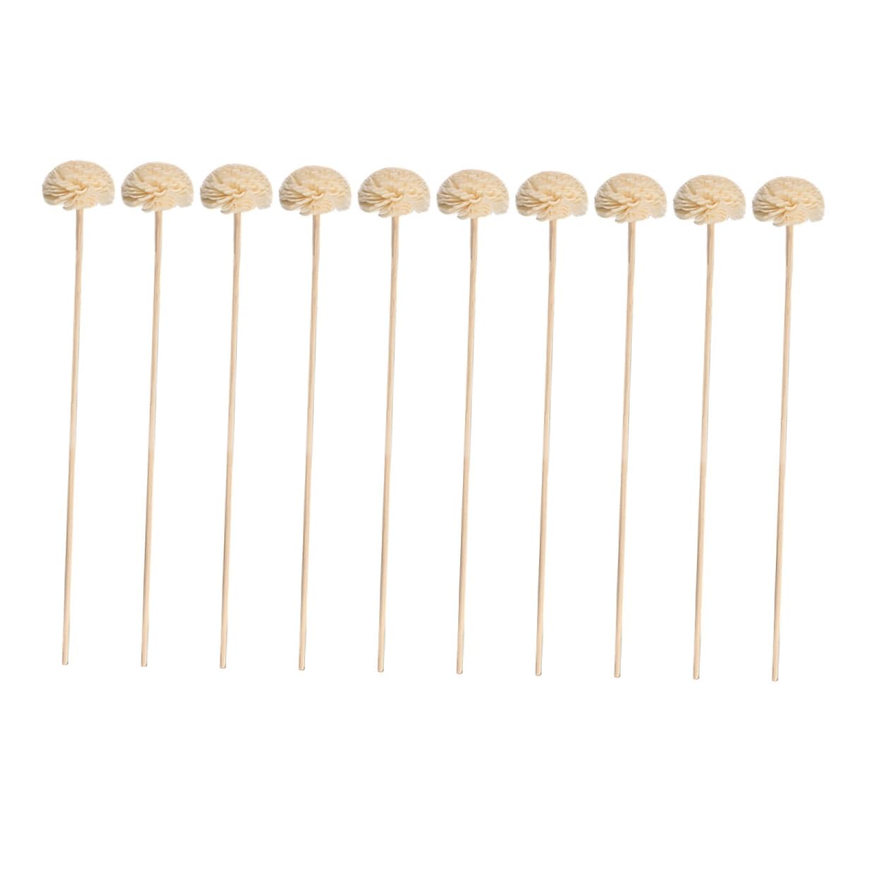 MUSISALY Essential Oil Fireless Sticks 10 Pack Straight Diffuser Sticks for Aromatherapy