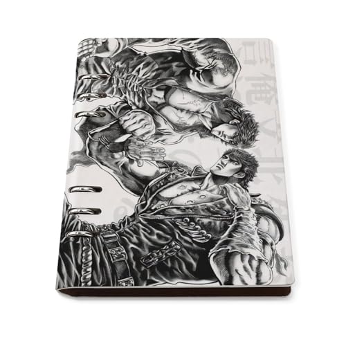 北斗の拳(2) メモ帳 PUレザーノート 筆記本 日記帳 文房用具 オフィス用品 90枚紙 卒業記念品 ビジネス 学生用 プレゼント