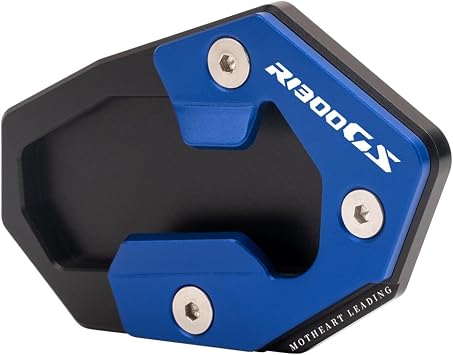 Motorcycle Side Stand Ground Protector For R1300GS/R1300GS-Adventure 2024-2026 Kickstand Plate Stabilizer Durable Aluminum Alloy r1300gs adventure Accessories Blue