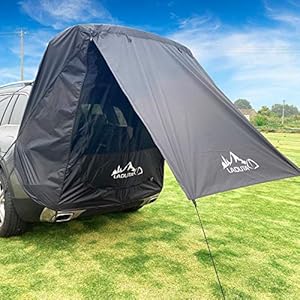 Vogvigo Tente de hayon de Voiture Protection Solairetente de Coffre de Voiture Canopée Portable Abri de Plage de Neige et de Pluie Tente de Camping familiale pour SUV, hayon, monospace