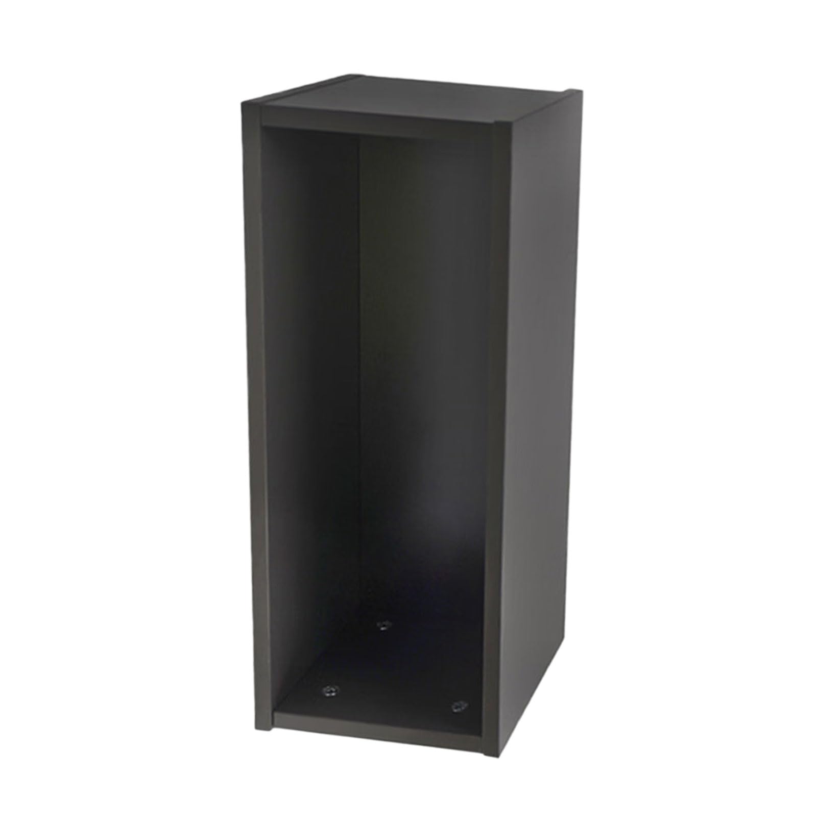 Soporte para discos multimedia de madera que ahorra espacio con estante de exhibición abierto, ideal para colecciones de videojuegos y música, DVD, planificador