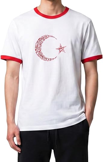 T rkiye Bask l   ocuk Beyaz G nl k Stil T-Shirt 26DU0004-BYZ