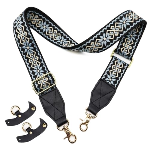 Image of LEMEDE Purse Strap Replacement Crossbody 1.5 inch Wide Shoulder Strap Adjustable Straps Handbag Strap Replacement Belts