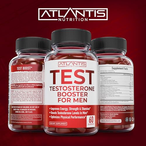 Atlantis Nutrition TESTBOOSTERGUMMIES Testosterone Booster For Men Gummies - Male Enhancement thumb #6