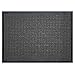 Durable Stop-N-Dry Indoor Rubber Backed Carpet Entrance Mat, 3' x 4', Charcoal