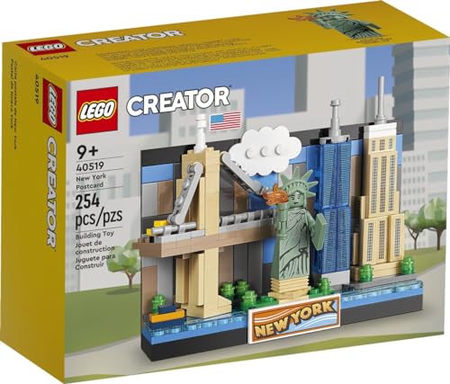 Image of Lego 40519 Creator Postcard from New York 254 Pieces Buildable LEGO 3D Postcard