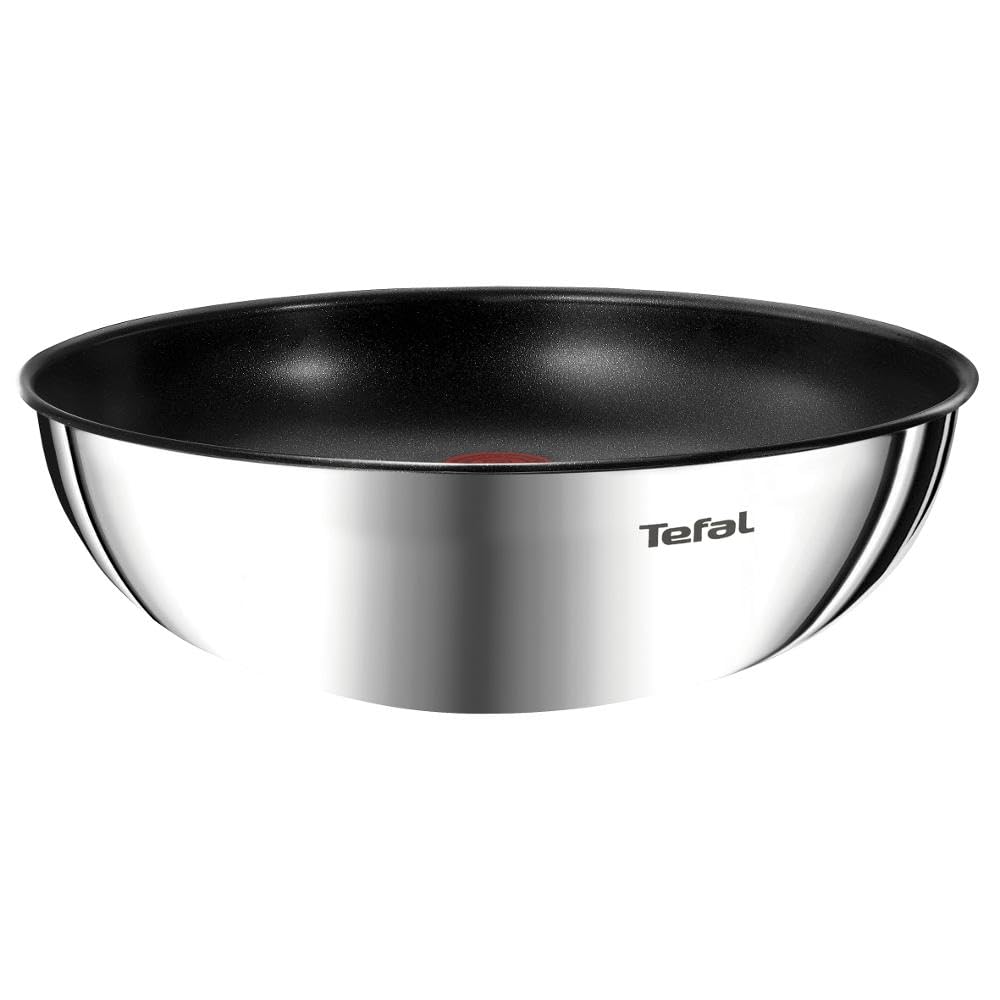 Tefal Ingenio Emotion, wok 26 cm, acier inoxydable, poignée détachable
