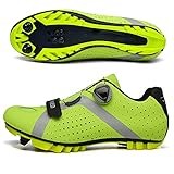 【LEICHTES OBERES】 Fahrradschuhe verwenden ein hochdichtes synthetisches Nano-Obermaterial, das atmungsaktiv und bequem ist und ein leichtes Fußgefühl aufweist.