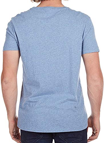Polo Rl Men's Classic Fit V-Neck T-Shirt (Cobalt Heather, Small) #TOP2