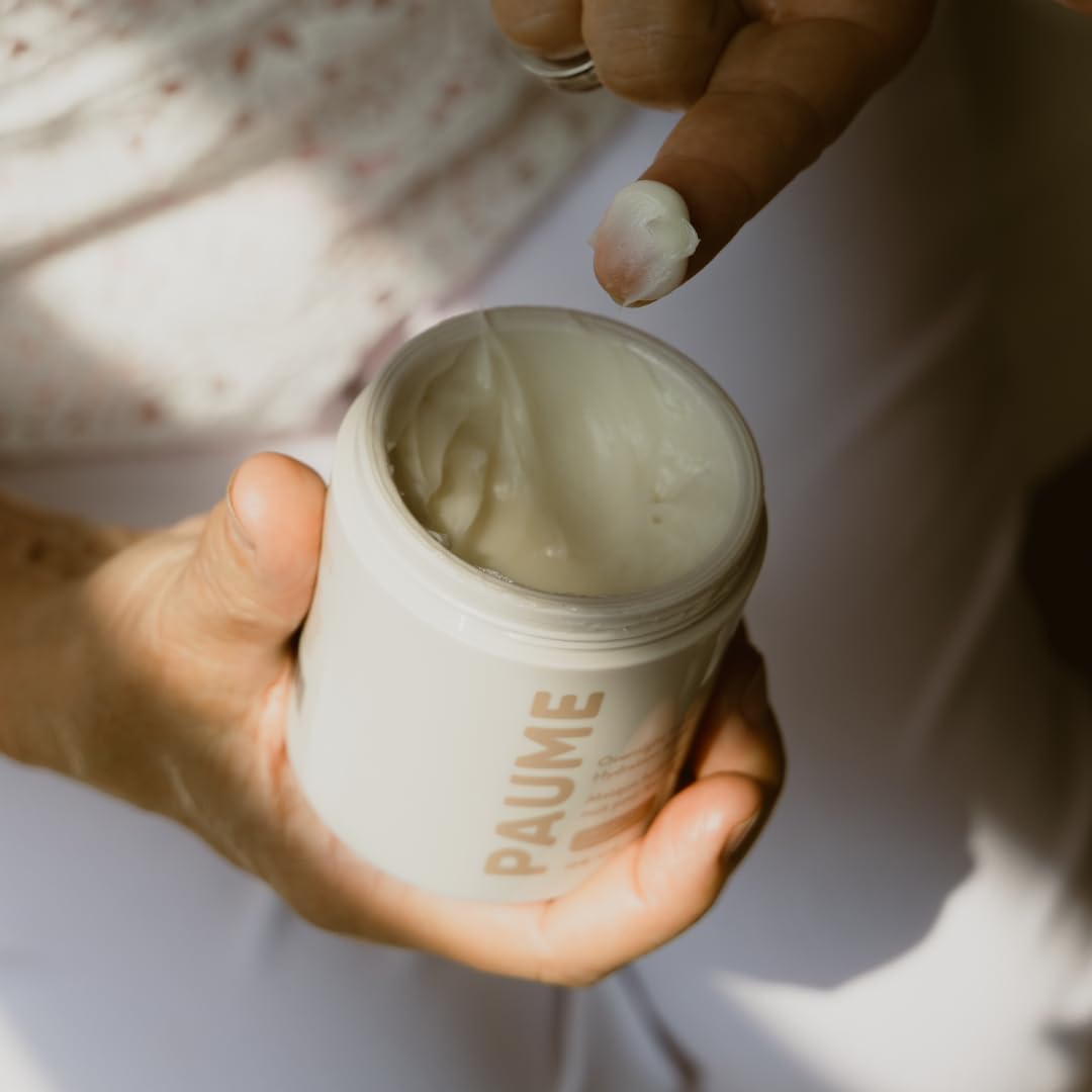 PAUME Overnight Hand and Foot Hydration Mask, Moisturizing Treatment for Dry Hands, Dry, Cracked Feet, Shea Butter, Unscented, Restores Softness & Smoothness, 3.4 oz