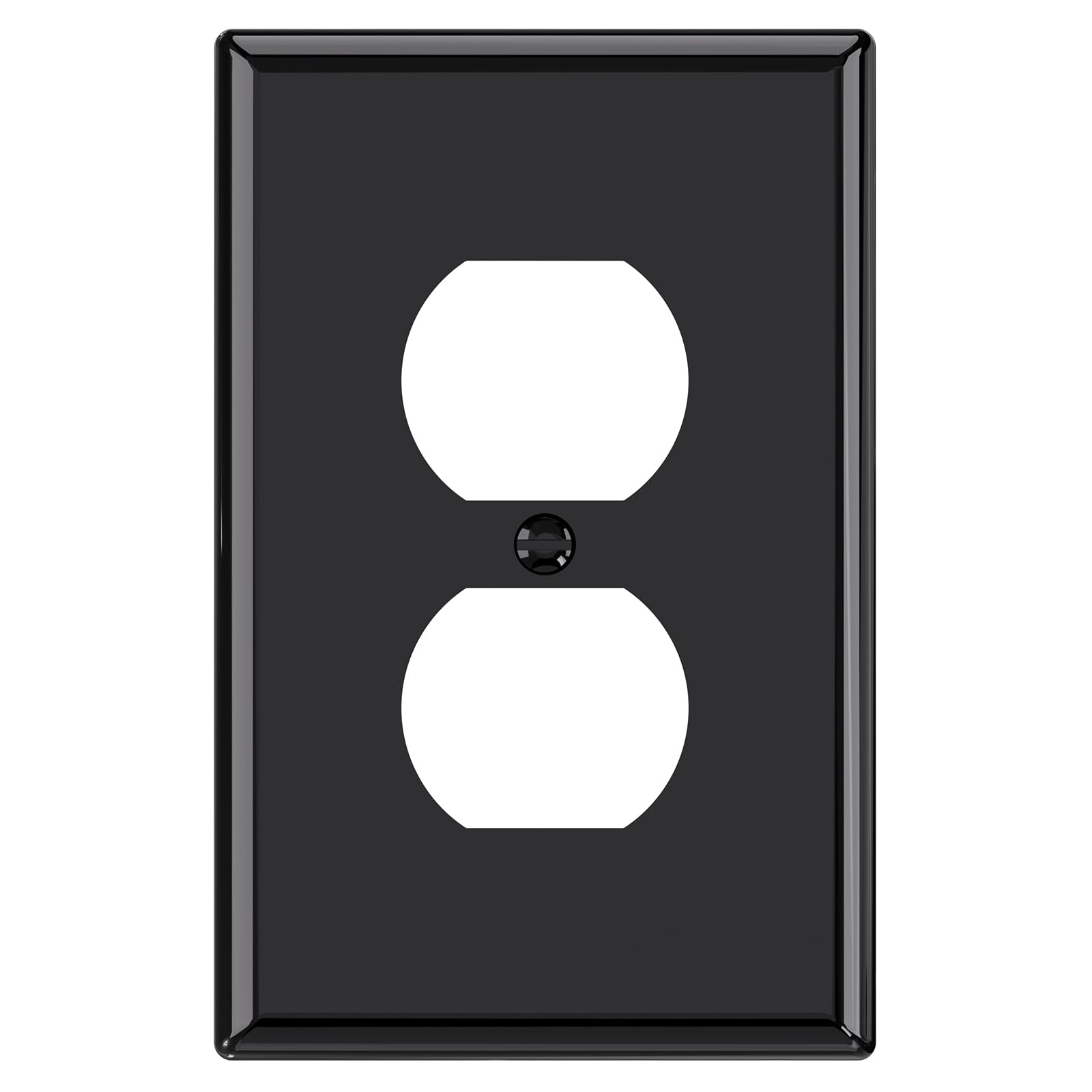 AIDA Screwless Outlet Covers - Matte White (10 Pack) -16