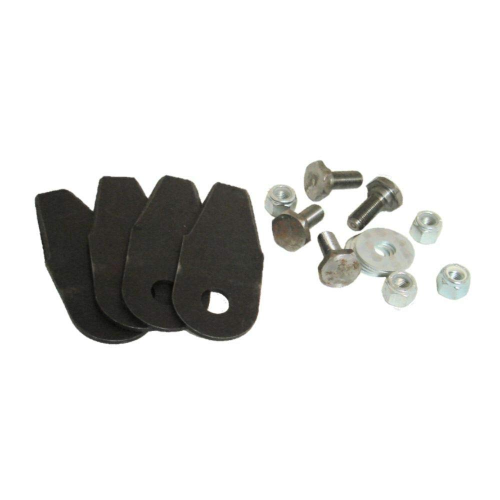 Hayter Set Of 4 Blade Tips And Bolts Set FitsHayterette And Condor Lawnmower