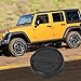 Strong Magnetic(Upgrade N52) Keyhole Covers Compatible with 2018-2025 Jeep Wrangler JL and Gladiator JT, Keyhole Protection Keyhole Cover Door Lock Cover for Jeep 3 Year Warranty (Classic)