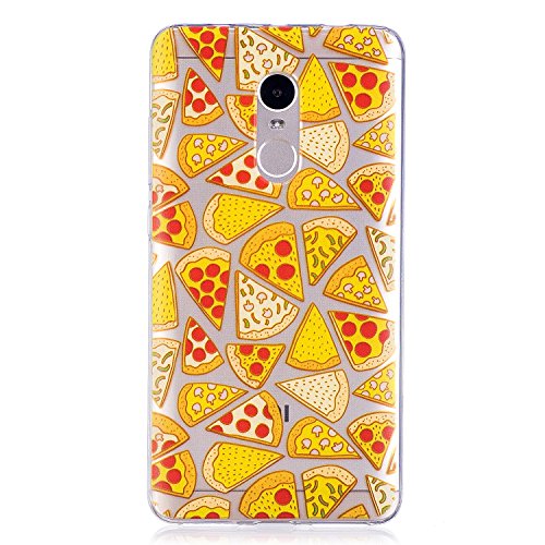 Kihying Volver Funda para Xiaomi Redmi Note 4 / Redmi Note 4X Funda Cáscara Case Pintado A Prueba de choques Transparente Silicona Suave de TPU Cubierta de teléfono (Patrón - HX54)