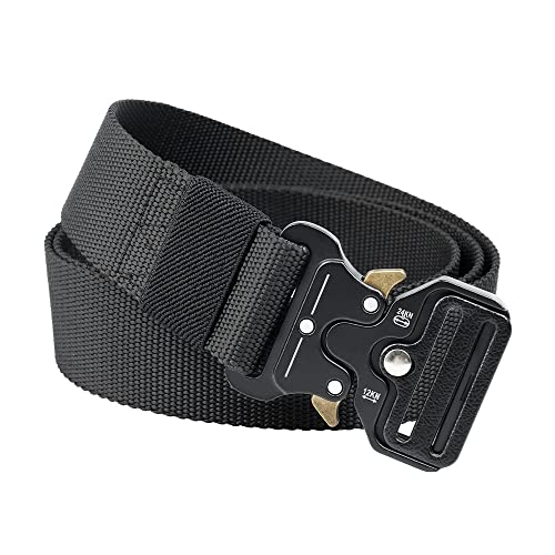 Heavy Duty Tactical Belt for Men & Women – Adjustable, Comfortable, Military-Grade Nylon with Quick-Release Buckle for Outdoor, Hiking, and Everyday Carry
