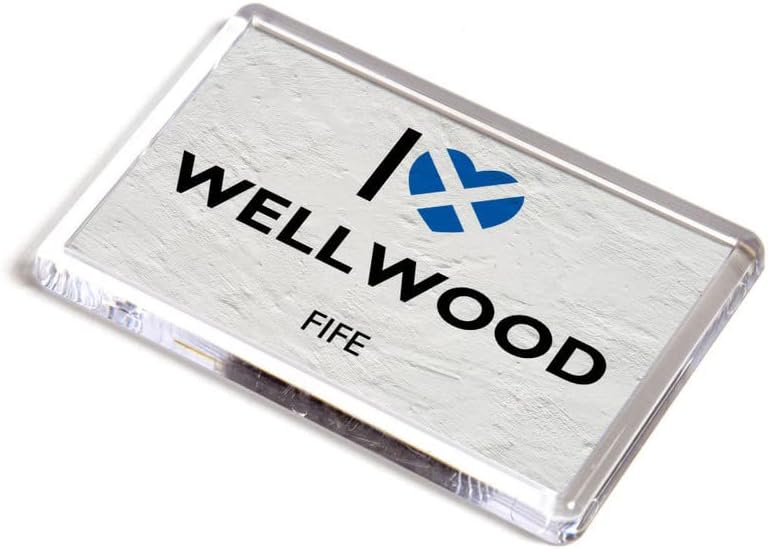 FRIDGE MAGNET - I Love Wellwood, Fife, Scotland