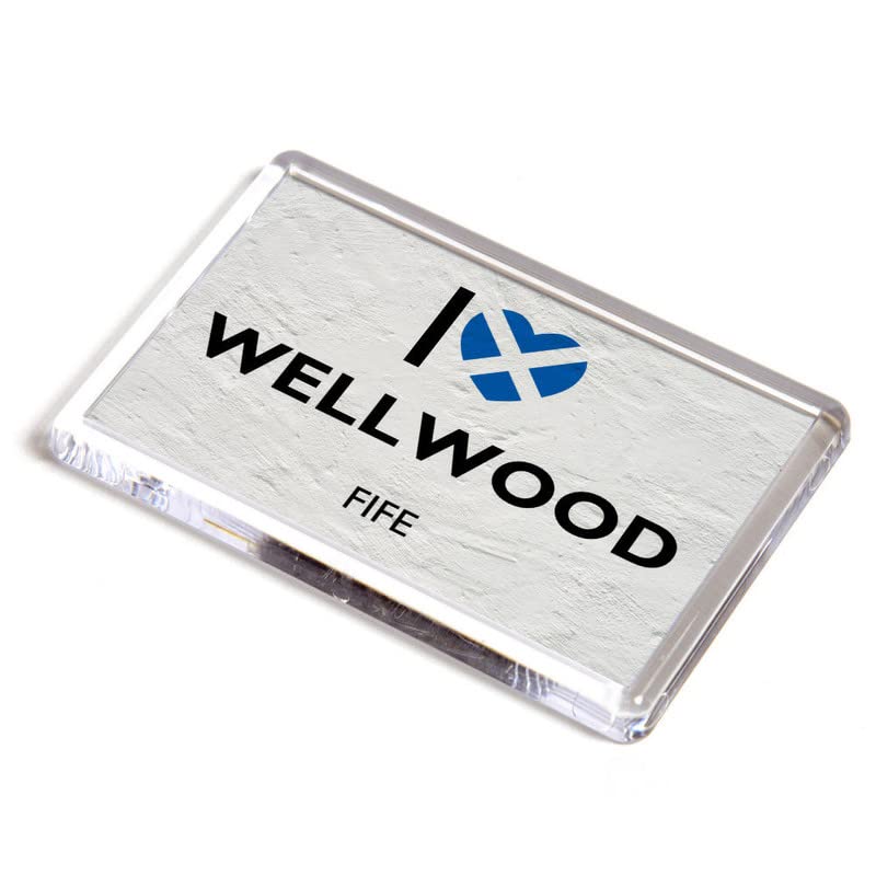 FRIDGE MAGNET - I Love Wellwood, Fife, Scotland