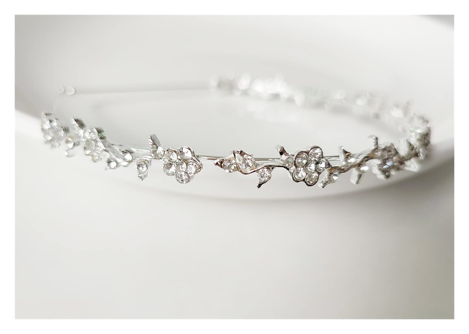Couronne De Mariée En Strass - Diadème Brillant Pour Mariée, Demoiselle D'honneur, Fêtes (Alliage Durable)