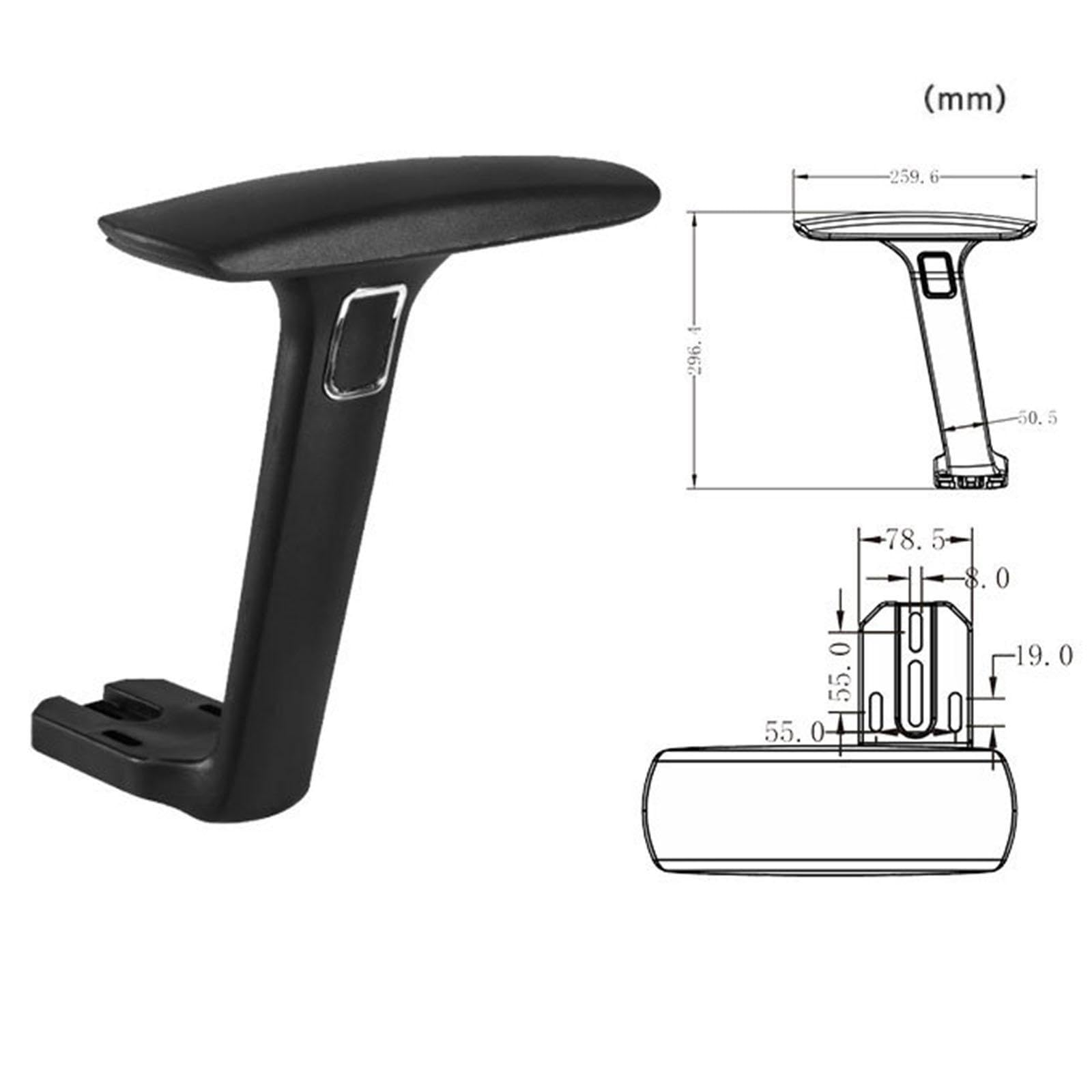 Braccioli per sedia da 2 pezzi Braccioli universali, facili da installare, comodi braccioli per sedie da gioco Accessori per sedia da gioco, Stile b