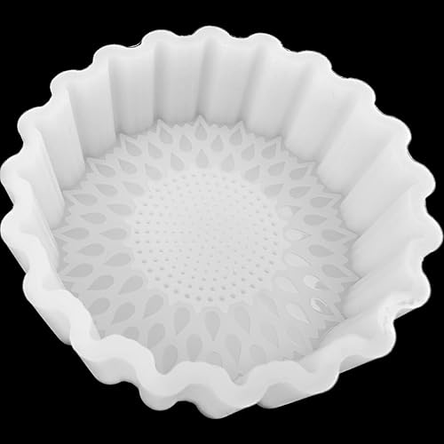 VONZK Molde Freshie para automóvil molde de silicona de girasol 3 14 pulgadas de profundidad x 1 pulgada de alto para cuentas de aroma molde de