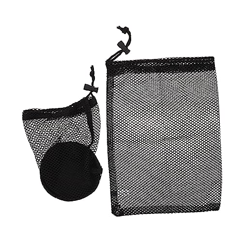 Generic 2pcs Golf Net Bag Ball Storage for Mesh Pouch Large Capacity Durable Nylon Easy to Clean