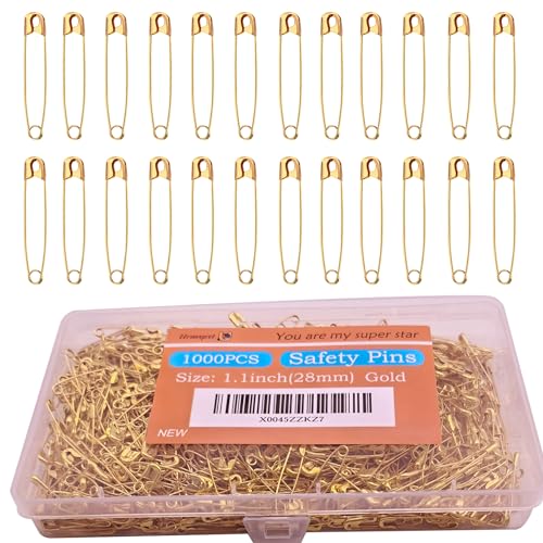Save 50% on 1000PCS Rust-Resistant Safety Pins - Only $4.99 with Coupon